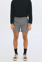 AESON Cotton Shorts | Black Gingham Men's Shorts