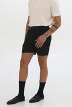 RAVI Pleat Detail Tailored Shorts | Men's Pleated Shorts